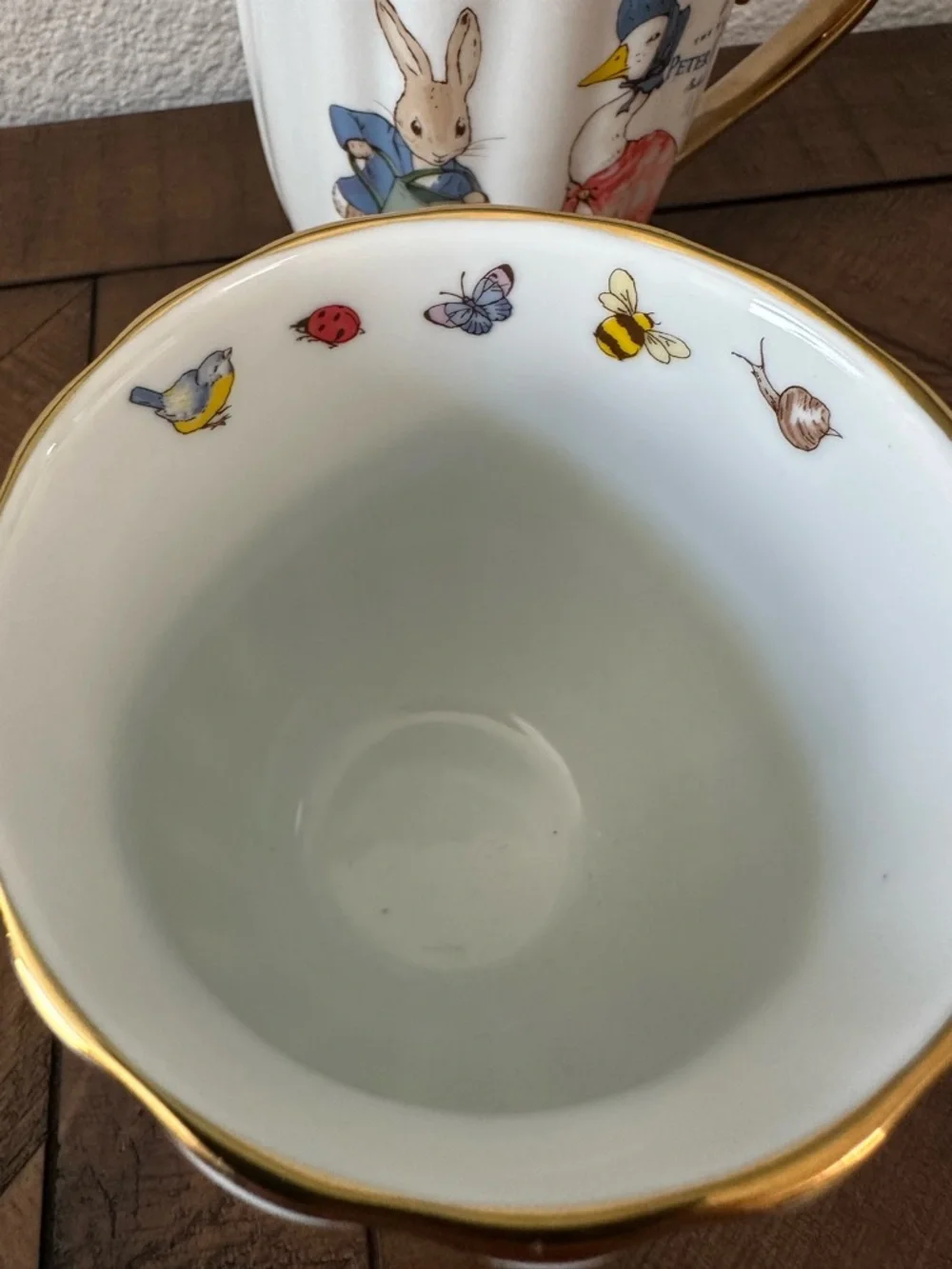 Beatrix Pottery Peter Rabbit 4 mugs NEW - Picture 5 of 9